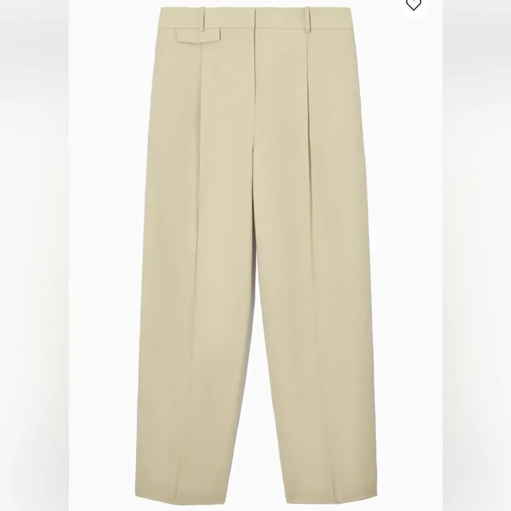COS Relaxed Linen Blend Wide Leg Pants NWT